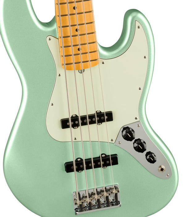 Fender American Professional II Jazz Bass V - Mystic Surf Green