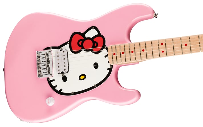 Squier Fender® x Hello Kitty® Pink Stratocaster