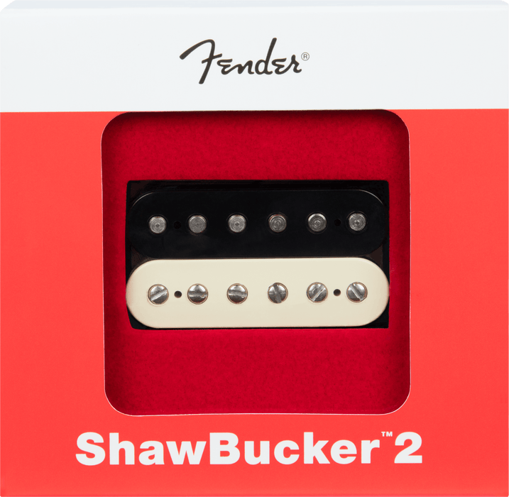 Fender ShawBucker 2 Bridge Humbucker Pickup - Zebra