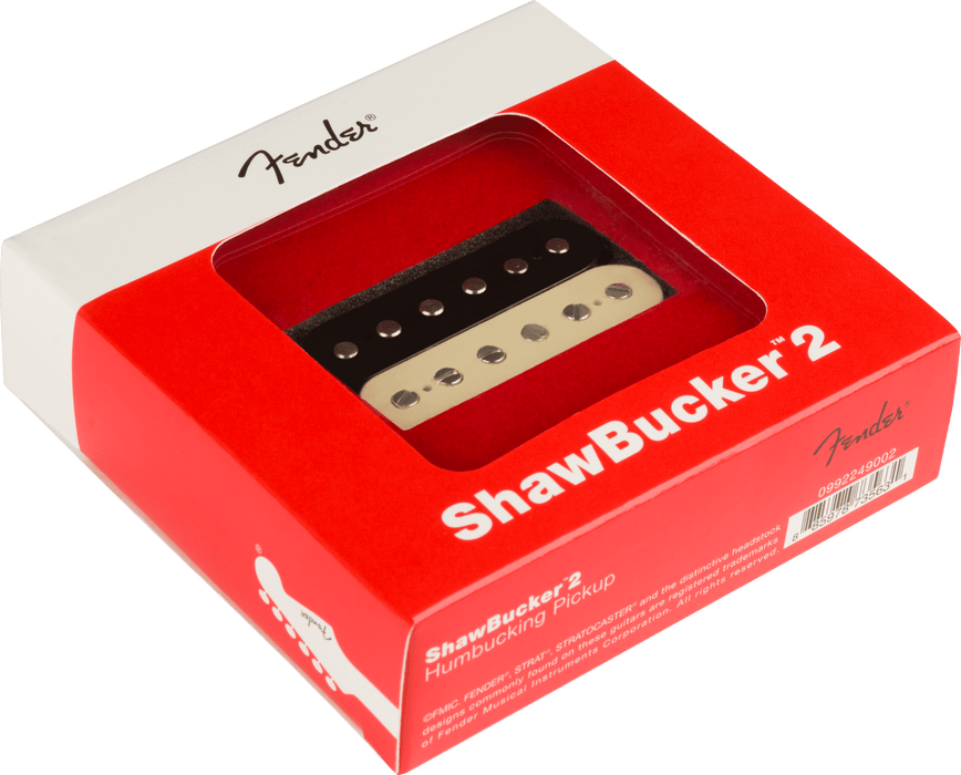 Fender ShawBucker 2 Bridge Humbucker Pickup - Zebra