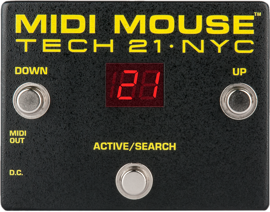 Tech 21 MIDI Mouse 3-button MIDI Foot Controller