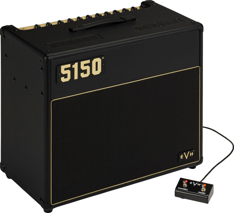 EVH 5150 Iconic Series EL34 40-watt 1 x 12-inch Tube Combo Amp - Black/Gold