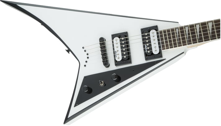 Jackson Rhoads JS32T - White with Black Bevels