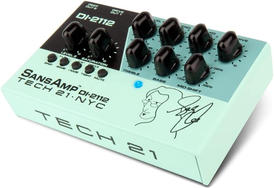 Tech 21 Geddy Lee DI-2112 Signature SansAmp Preamp Pedal