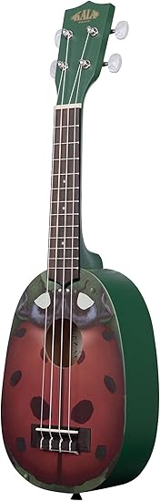 Kala Novelty Pineapple Soprano Ukulele - Ladybug