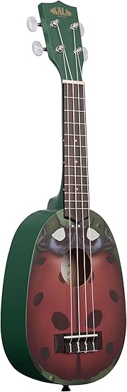 Kala Novelty Pineapple Soprano Ukulele - Ladybug