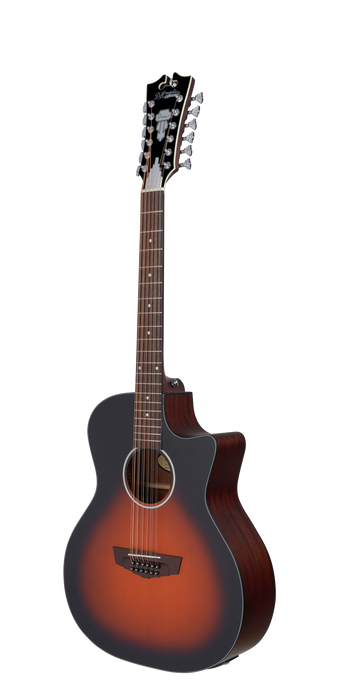 D'Angelico Premier Fulton LS 12-string Acoustic - Satin Vintage Sunburst