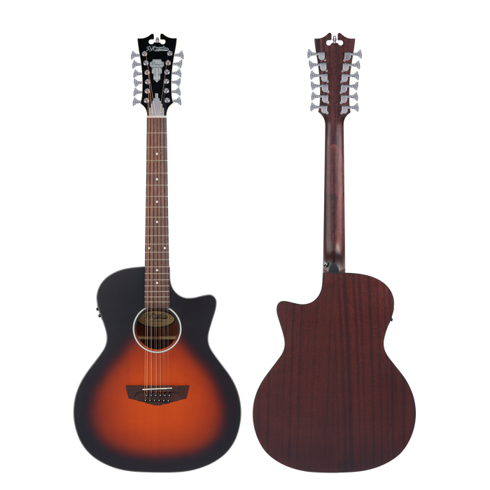 D'Angelico Premier Fulton LS 12-string Acoustic - Satin Vintage Sunburst