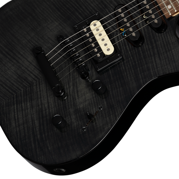 Kramer Striker Figured HSS - Transparent Black