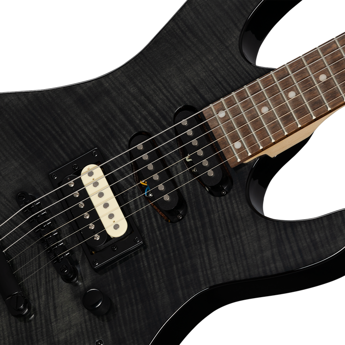 Kramer Striker Figured HSS - Transparent Black