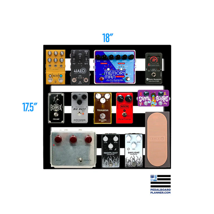 Pedaltrain XD-18 18-inch x 17.5-inch Pedalboard with Soft Case
