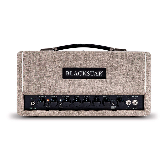 Blackstar St. James 50-watt Tube Head with EL34 Tubes - Fawn