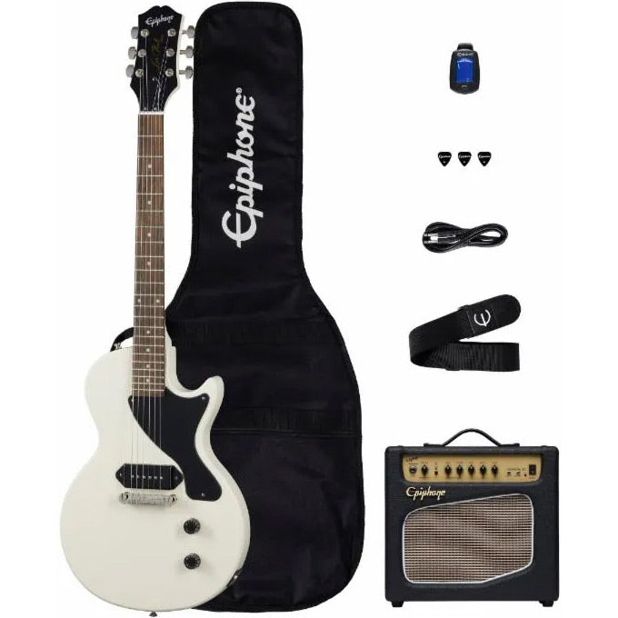 Epiphone Billie Joe Armstrong Les Paul Junior Player Pack -Classic White