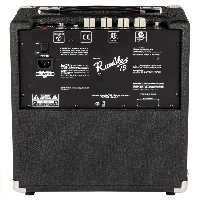 Fender Rumble 15 1x8" 15w Bass Combo